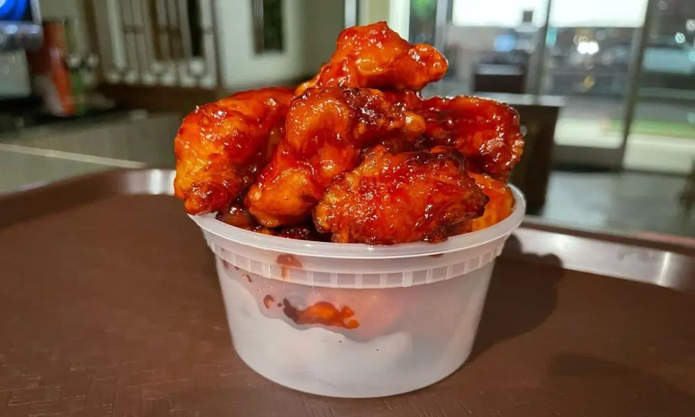 General Tso’s chicken at Yummy China, a Chinese restaurant in Anaheim