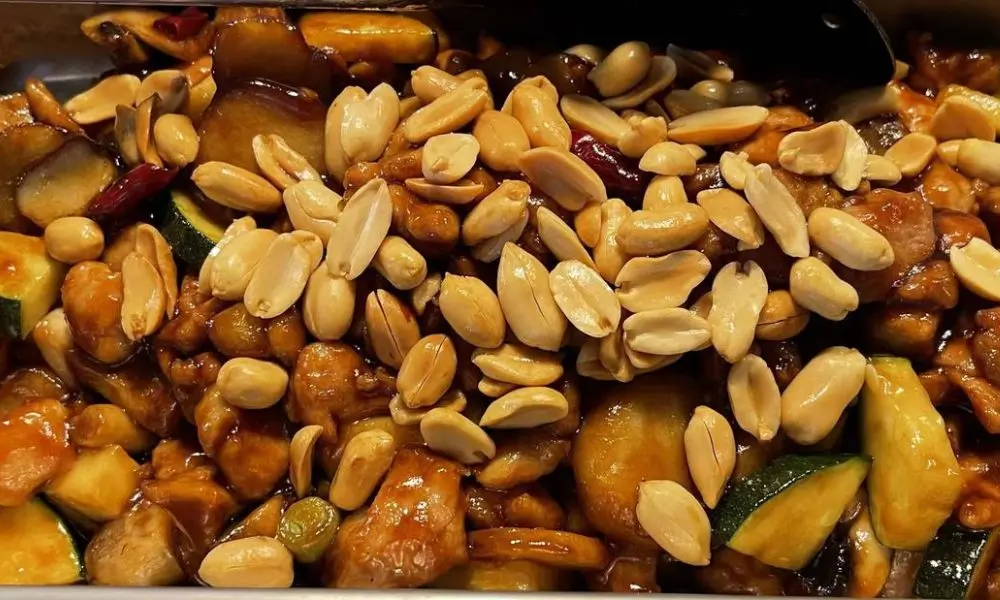 KunPao chicken at Yummy China, a Chinese restaurant in Anaheim